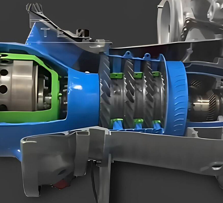 Gas Turbine Cutaway