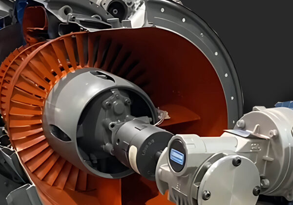 Gas Turbine Cutaway Crosssection