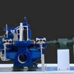 Steam Turbine Cutaway Engine Cross Section