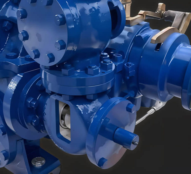 Steam Turbine Cutaway Motor